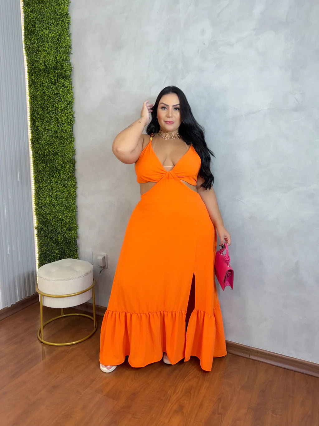 Vestido Longo Plus Size Diva