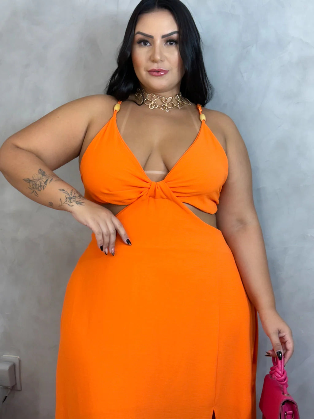 Vestido Longo Plus Size Diva