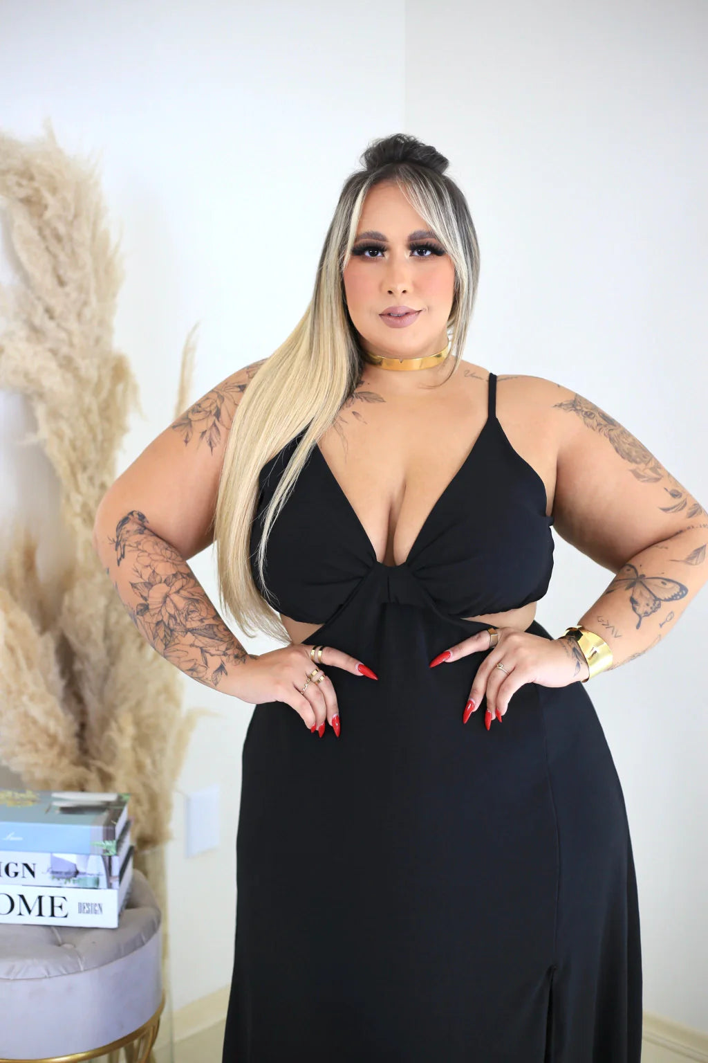 Vestido Longo Plus Size Diva