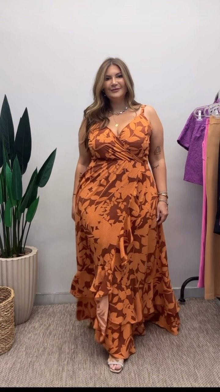 VESTIDO LARISSA PLUS SIZE (NOVOS TAMANHOS DISPONÍVEIS)