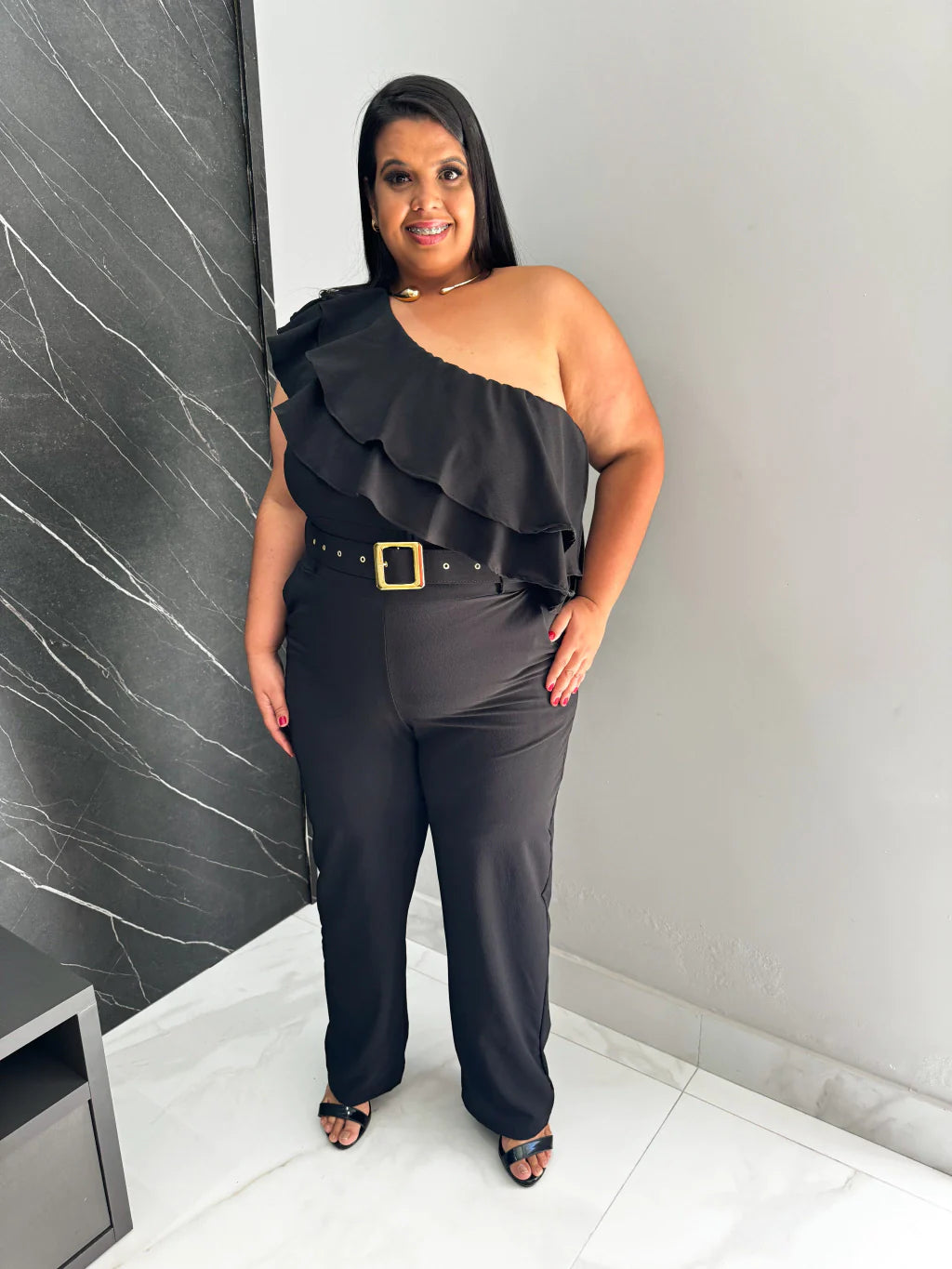 Macacão Plus Size Vanilda