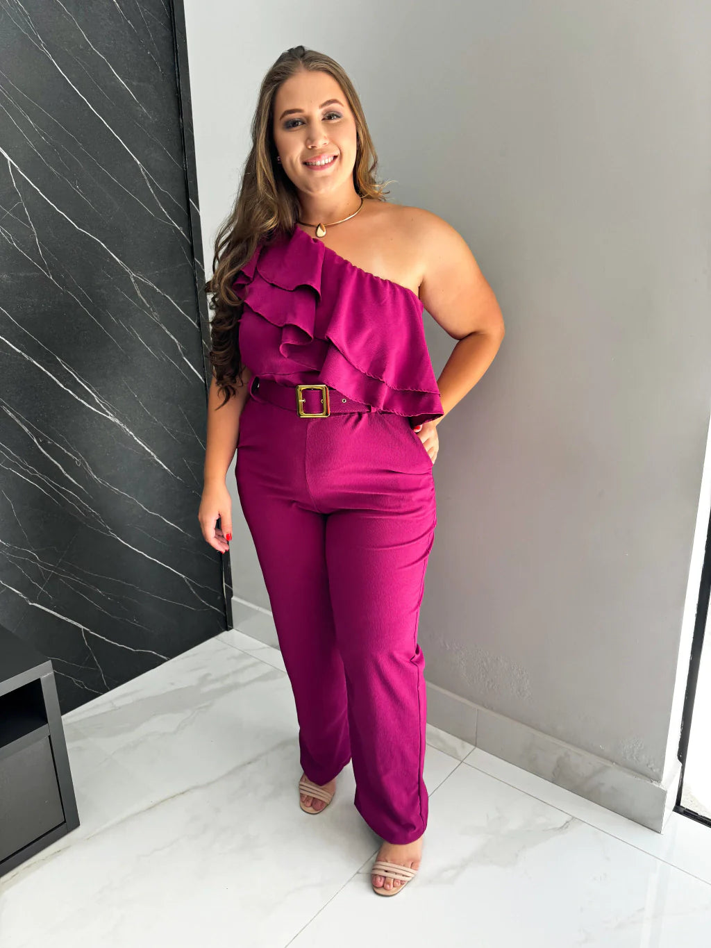 Macacão Plus Size Vanilda