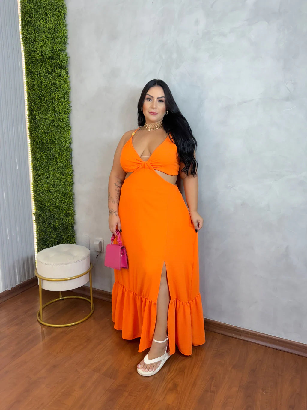 Vestido Longo Plus Size Diva