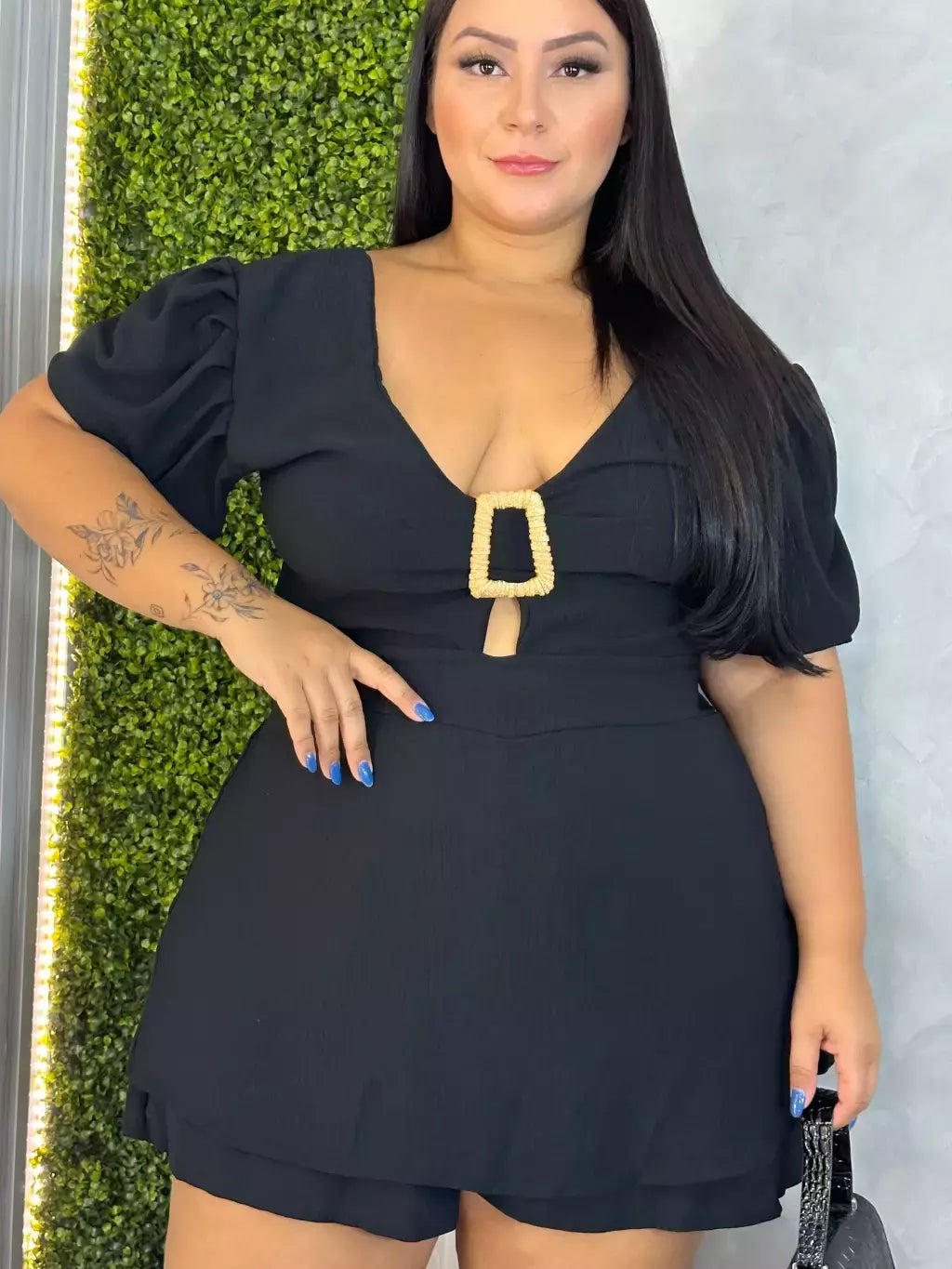 Macaquinho Plus Size Rebeca