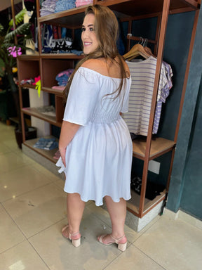 Vestido Macaquinho Plus Size Melissa