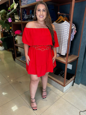 Vestido Macaquinho Plus Size Lila