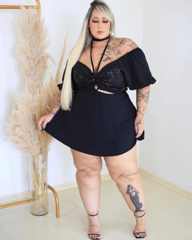 Macaquinho Plus Size Agatha