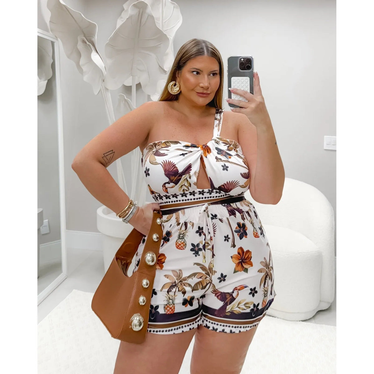 Conjunto Diana Marrom
